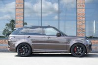 USED 2021 62 LAND ROVER RANGE ROVER SPORT 5.0 P575 V8 SVR Carbon Edition SUV 5dr Petrol Auto 4WD Euro 6 (s/s) (575 ps) SVO PALETTE RED / SLIDING PAN