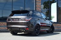 USED 2021 62 LAND ROVER RANGE ROVER SPORT 5.0 P575 V8 SVR Carbon Edition SUV 5dr Petrol Auto 4WD Euro 6 (s/s) (575 ps) SVO PALETTE RED / SLIDING PAN