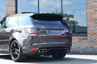 USED 2021 62 LAND ROVER RANGE ROVER SPORT 5.0 P575 V8 SVR Carbon Edition SUV 5dr Petrol Auto 4WD Euro 6 (s/s) (575 ps) SVO PALETTE RED / SLIDING PAN