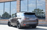 USED 2021 62 LAND ROVER RANGE ROVER SPORT 5.0 P575 V8 SVR Carbon Edition SUV 5dr Petrol Auto 4WD Euro 6 (s/s) (575 ps) SVO PALETTE RED / SLIDING PAN