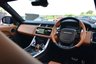 USED 2021 62 LAND ROVER RANGE ROVER SPORT 5.0 P575 V8 SVR Carbon Edition SUV 5dr Petrol Auto 4WD Euro 6 (s/s) (575 ps) SVO PALETTE RED / SLIDING PAN