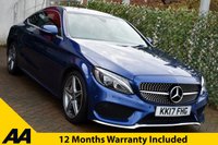 USED 2017 17 MERCEDES-BENZ C-CLASS C250d AMG LINE COUPE 9G-TRONIC AUTO 201 BHP (EURO 6) Sat Nav / Full MB Service History
