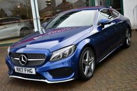 USED 2017 17 MERCEDES-BENZ C-CLASS C250d AMG LINE COUPE 9G-TRONIC AUTO 201 BHP (EURO 6) Sat Nav / Full MB Service History