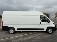 USED 2021 21 PEUGEOT BOXER 2.2 BlueHDi 335 Professional Panel Van 5dr Diesel Manual L3 H2 Euro 6 (s/s) (140 ps) This 2021 Peugeot Boxer presents an exceptional opportunity with its single owner and remarkably low mileage of just 57,398 miles for its age. This 2.2 BlueHDi 335 Professional L3 H2 Euro 6 panel van is powered by an efficient 2.2 litre diesel engine, meeting Euro 6 emission standards. It comes equipped with a Touch Screen Navigation Pack featuring Bluetooth connectivity, rear parking sensors for enhanced manoeuvrability, and manual air conditioning for the cab area.