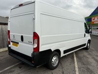 USED 2021 21 PEUGEOT BOXER 2.2 BlueHDi 335 Professional Panel Van 5dr Diesel Manual L3 H2 Euro 6 (s/s) (140 ps) This 2021 Peugeot Boxer presents an exceptional opportunity with its single owner and remarkably low mileage of just 57,398 miles for its age. This 2.2 BlueHDi 335 Professional L3 H2 Euro 6 panel van is powered by an efficient 2.2 litre diesel engine, meeting Euro 6 emission standards. It comes equipped with a Touch Screen Navigation Pack featuring Bluetooth connectivity, rear parking sensors for enhanced manoeuvrability, and manual air conditioning for the cab area.