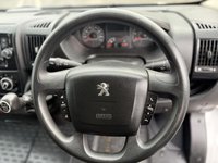 USED 2021 21 PEUGEOT BOXER 2.2 BlueHDi 335 Professional Panel Van 5dr Diesel Manual L3 H2 Euro 6 (s/s) (140 ps) This 2021 Peugeot Boxer presents an exceptional opportunity with its single owner and remarkably low mileage of just 57,398 miles for its age. This 2.2 BlueHDi 335 Professional L3 H2 Euro 6 panel van is powered by an efficient 2.2 litre diesel engine, meeting Euro 6 emission standards. It comes equipped with a Touch Screen Navigation Pack featuring Bluetooth connectivity, rear parking sensors for enhanced manoeuvrability, and manual air conditioning for the cab area.