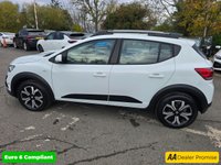 USED 2022 72 DACIA SANDERO STEPWAY 1.0 TCe Prestige Hatchback, 1 owner, Full Service History, Euro 6, 6 Speed Manual, Bi-Fuel, Sat Nav, Alloys, Rear Sensors, Great spec. This 2022 Dacia Sandero Stepway TCe Prestige is a superb example, having been owned by just one person since new. This Euro 6 compliant model boasts a 1.0L Bi Fuel engine, offering an efficient and versatile driving experience. The Prestige trim level ensures you benefit from a host of desirable features, including automatic air conditioning with climate control, an automatic lighting system that activates the LED headlights when needed, and the distinctive LED Y shape Dacia lighting signature.