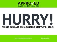 USED 2022 72 DACIA SANDERO STEPWAY 1.0 TCe Prestige Hatchback, 1 owner, Full Service History, Euro 6, 6 Speed Manual, Bi-Fuel, Sat Nav, Alloys, Rear Sensors, Great spec. This 2022 Dacia Sandero Stepway TCe Prestige is a superb example, having been owned by just one person since new. This Euro 6 compliant model boasts a 1.0L Bi Fuel engine, offering an efficient and versatile driving experience. The Prestige trim level ensures you benefit from a host of desirable features, including automatic air conditioning with climate control, an automatic lighting system that activates the LED headlights when needed, and the distinctive LED Y shape Dacia lighting signature.