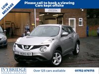 USED 2015 65 NISSAN JUKE 1.6 Visia SUV 5dr Petrol Manual Euro 6 (94 ps) 2 OWNER+FULL HISTORY+LOW MILEAGE