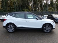 USED 2023 23 SEAT ARONA 1.0 TSI SE Technology 5d DSG 110 S/S DIGITAL DASH, SAT NAV, FULL LINK FOR WIRELESS APPLE CARPLAY / ANDROID AUTO, WIRELESS PHONE CHARGER, REAR PARKING SENSORS, ECO LED LIGHTS, AUTO LIGHTS, ELECTRIC MIRRORS, CRUISE CONTROL & SPEED LIMITER, LANE ASSIST, DAB RADIO, BLUETOOTH PHONE & MEDIA, DSG AUTOMATIC GEARBOX, BLACK CONTRAST ROOF, ROOF RAILS, 17 INCH ALLOY WHEELS, AIR CON, VOICE CONTROL, 2x USB C PORTS, LEATHER FLAT BOTTOM MULTIFUNCTION STEERING WHEEL, 1 OWNER FROM NEW, SERVICE HISTORY