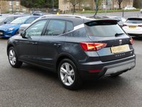 USED 2021 21 SEAT ARONA 1.0 TSI FR 5d 110 S/S 1 OWNER, GOOD SERVICE HISTORY, SAT NAV, FULL LINK FOR APPLE CARPLAY / ANDROID AUTO, WIRELESS PHONE CHARGER, REAR PARKING SENSORS WITH DISPLAY, LED LIGHTS, AUTO LIGHTS & WIPERS, ELECTRIC FOLDING DOOR MIRRORS, CRUISE CONTROL & SPEED LIMITER, VOICE CONTROL, DAB RADIO, BLUETOOTH PHONE & MEDIA WITH VOICE CONTROL, MANUAL 6 SPEED GEARBOX, TINTED GLASS, BLACK CONTRAST ROOF, ROOF RAILS, 17 INCH ALLOY WHEELS, FRONT FOG LIGHTS, BLACK CLOTH INTERIOR, SPORT SEATS, LEATHER FLAT BOTTOM STEERING WHEEL