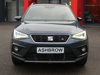 USED 2021 21 SEAT ARONA 1.0 TSI FR 5d 110 S/S 1 OWNER, GOOD SERVICE HISTORY, SAT NAV, FULL LINK FOR APPLE CARPLAY / ANDROID AUTO, WIRELESS PHONE CHARGER, REAR PARKING SENSORS WITH DISPLAY, LED LIGHTS, AUTO LIGHTS & WIPERS, ELECTRIC FOLDING DOOR MIRRORS, CRUISE CONTROL & SPEED LIMITER, VOICE CONTROL, DAB RADIO, BLUETOOTH PHONE & MEDIA WITH VOICE CONTROL, MANUAL 6 SPEED GEARBOX, TINTED GLASS, BLACK CONTRAST ROOF, ROOF RAILS, 17 INCH ALLOY WHEELS, FRONT FOG LIGHTS, BLACK CLOTH INTERIOR, SPORT SEATS, LEATHER FLAT BOTTOM STEERING WHEEL