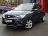 USED 2021 21 SEAT ARONA 1.0 TSI FR 5d 110 S/S 1 OWNER, GOOD SERVICE HISTORY, SAT NAV, FULL LINK FOR APPLE CARPLAY / ANDROID AUTO, WIRELESS PHONE CHARGER, REAR PARKING SENSORS WITH DISPLAY, LED LIGHTS, AUTO LIGHTS & WIPERS, ELECTRIC FOLDING DOOR MIRRORS, CRUISE CONTROL & SPEED LIMITER, VOICE CONTROL, DAB RADIO, BLUETOOTH PHONE & MEDIA WITH VOICE CONTROL, MANUAL 6 SPEED GEARBOX, TINTED GLASS, BLACK CONTRAST ROOF, ROOF RAILS, 17 INCH ALLOY WHEELS, FRONT FOG LIGHTS, BLACK CLOTH INTERIOR, SPORT SEATS, LEATHER FLAT BOTTOM STEERING WHEEL