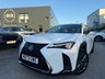 USED 2023 73 LEXUS UX 2.0 250h F Sport Design SUV 5dr Petrol Hybrid E-CVT Euro 6-FINISHED IN F SPORT WHITE WITH IVORY LEATHER UPHOLSTERY-ELECTRIC FOLDING MIRRORS-BLUETOOTH-CRUISE CONTROL-SATNAV-REVERSE CAMERA-DAB RADIO-HEATED SEATS-HEATED STEERING WHEEL-DUAL ZONE CLIMATE CONTROL 