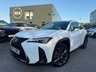USED 2023 73 LEXUS UX 2.0 250h F Sport Design SUV 5dr Petrol Hybrid E-CVT Euro 6-FINISHED IN F SPORT WHITE WITH IVORY LEATHER UPHOLSTERY-ELECTRIC FOLDING MIRRORS-BLUETOOTH-CRUISE CONTROL-SATNAV-REVERSE CAMERA-DAB RADIO-HEATED SEATS-HEATED STEERING WHEEL-DUAL ZONE CLIMATE CONTROL 