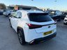 USED 2023 73 LEXUS UX 2.0 250h F Sport Design SUV 5dr Petrol Hybrid E-CVT Euro 6-FINISHED IN F SPORT WHITE WITH IVORY LEATHER UPHOLSTERY-ELECTRIC FOLDING MIRRORS-BLUETOOTH-CRUISE CONTROL-SATNAV-REVERSE CAMERA-DAB RADIO-HEATED SEATS-HEATED STEERING WHEEL-DUAL ZONE CLIMATE CONTROL 