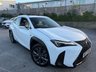 USED 2023 73 LEXUS UX 2.0 250h F Sport Design SUV 5dr Petrol Hybrid E-CVT Euro 6-FINISHED IN F SPORT WHITE WITH IVORY LEATHER UPHOLSTERY-ELECTRIC FOLDING MIRRORS-BLUETOOTH-CRUISE CONTROL-SATNAV-REVERSE CAMERA-DAB RADIO-HEATED SEATS-HEATED STEERING WHEEL-DUAL ZONE CLIMATE CONTROL 