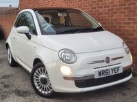 USED 2011 61 FIAT 500 1.2 Lounge Hatchback 3dr Petrol Dualogic Euro 4 (69 bhp) 