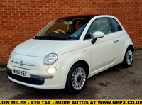 USED 2011 61 FIAT 500 1.2 Lounge Hatchback 3dr Petrol Dualogic Euro 4 (69 bhp) 