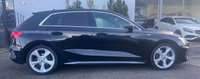USED 2020 70 AUDI A3 1.5 TFSI 35 S line Sportback 5dr Petrol S Tronic Euro 6 (s/s) (150 ps) THIS CAR COMES WITH 6 MONTHS WARRANTY , BREAKDOWN COVER & RECOVERY++  GREAT EXAMPLE OF AUTOMATIC HATCHBACK APPLE CAR PLAY/ ANDRIOD AUTO + NAVIGATION SYSTEM + BLUETOOTH + DAB RADIO + USB CONNECTION + REAR PARKING SENSORS + FULL  LEATHER TRIM  + CRUISE CONTROL + CLIMATE CONTROL + PRIVACY GLASS + 18 INCH ALLOY WHEELS + AUTO START STOP + ELECTRIC PARKING BRAKE + TRACTION CONTROL + DAY TIME RUNNING LIGHTS + KEY LESS START + S LINE INTERIOR + STITCHED LEATHER STEERING WHEEL + DIGITAL CLUSTER +