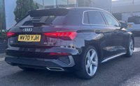 USED 2020 70 AUDI A3 1.5 TFSI 35 S line Sportback 5dr Petrol S Tronic Euro 6 (s/s) (150 ps) THIS CAR COMES WITH 6 MONTHS WARRANTY , BREAKDOWN COVER & RECOVERY++  GREAT EXAMPLE OF AUTOMATIC HATCHBACK APPLE CAR PLAY/ ANDRIOD AUTO + NAVIGATION SYSTEM + BLUETOOTH + DAB RADIO + USB CONNECTION + REAR PARKING SENSORS + FULL  LEATHER TRIM  + CRUISE CONTROL + CLIMATE CONTROL + PRIVACY GLASS + 18 INCH ALLOY WHEELS + AUTO START STOP + ELECTRIC PARKING BRAKE + TRACTION CONTROL + DAY TIME RUNNING LIGHTS + KEY LESS START + S LINE INTERIOR + STITCHED LEATHER STEERING WHEEL + DIGITAL CLUSTER +