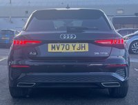 USED 2020 70 AUDI A3 1.5 TFSI 35 S line Sportback 5dr Petrol S Tronic Euro 6 (s/s) (150 ps) THIS CAR COMES WITH 6 MONTHS WARRANTY , BREAKDOWN COVER & RECOVERY++  GREAT EXAMPLE OF AUTOMATIC HATCHBACK APPLE CAR PLAY/ ANDRIOD AUTO + NAVIGATION SYSTEM + BLUETOOTH + DAB RADIO + USB CONNECTION + REAR PARKING SENSORS + FULL  LEATHER TRIM  + CRUISE CONTROL + CLIMATE CONTROL + PRIVACY GLASS + 18 INCH ALLOY WHEELS + AUTO START STOP + ELECTRIC PARKING BRAKE + TRACTION CONTROL + DAY TIME RUNNING LIGHTS + KEY LESS START + S LINE INTERIOR + STITCHED LEATHER STEERING WHEEL + DIGITAL CLUSTER +