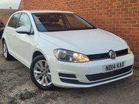 USED 2014 14 VOLKSWAGEN GOLF 1.6 TDI BlueMotion Tech SE Hatchback 5dr Diesel Manual Euro 5 (s/s) (105 ps) FULL SERVICE HISTORY - LOW MILES