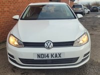 USED 2014 14 VOLKSWAGEN GOLF 1.6 TDI BlueMotion Tech SE Hatchback 5dr Diesel Manual Euro 5 (s/s) (105 ps) FULL SERVICE HISTORY - LOW MILES