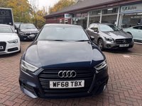 USED 2018 68 AUDI A3 1.5 TFSI CoD 35 Black Edition Sportback 5dr Petrol S Tronic Euro 6 (s/s) (150 ps) Free MOT for Life