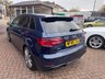 USED 2018 68 AUDI A3 1.5 TFSI CoD 35 Black Edition Sportback 5dr Petrol S Tronic Euro 6 (s/s) (150 ps) Free MOT for Life