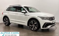 USED 2021 71 VOLKSWAGEN TIGUAN 2.0 TDI R-Line SUV 5dr Diesel DSG Euro 6 (s/s) (150 ps) Desirable Volksagen Tiquan  R - Line Edition SUV DSG Automatic Euro 6  Folding Trailer Hitch, Mobile Interface Charging , 1Q- Light, Rear View Camera, Carbon Grey Interior