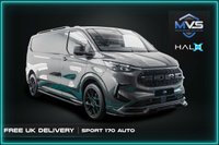 USED 2024 74 FORD TRANSIT CUSTOM 2.0 300 LWB HALO X SPORT 170BHP AUTO - MAGNETIC GREY TOP SPEC - FINANCE AVAILABLE - FACTORY SPORT