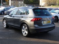USED 2020 70 VOLKSWAGEN TIGUAN 1.5 TSI EVO Match 5d DSG 150 S/S 1 OWNER, FULL SERVICE HISTORY, REAR VIEW CAMERA, PARK ASSIST, SAT NAV, APP CONNECT FOR APPLE CAR PLAY / ANDROID AUTO, LANE ASSIST, ADAPTIVE CRUISE CONTROL & SPEED LIMITER, DAB RADIO, BLUETOOTH, FRONT & REAR PARKING SENSORS WITH DISPLAY (PARK PILOT), AUTO LIGHTS & WIPERS, AUTO HOLD, POWER FOLDING MIRRORS, 19 INCH ALLOYS, LEATHER FLAT BOTTOM TIPTRONIC MFSW, DUAL ZONE CLIMATE CONTROL, ILLUMINATING VANITY MIRRORS, SPACE SAVER SPARE WHEEL, DSG AUTOMATIC GEARBOX