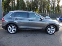 USED 2020 70 VOLKSWAGEN TIGUAN 1.5 TSI EVO Match 5d DSG 150 S/S 1 OWNER, FULL SERVICE HISTORY, REAR VIEW CAMERA, PARK ASSIST, SAT NAV, APP CONNECT FOR APPLE CAR PLAY / ANDROID AUTO, LANE ASSIST, ADAPTIVE CRUISE CONTROL & SPEED LIMITER, DAB RADIO, BLUETOOTH, FRONT & REAR PARKING SENSORS WITH DISPLAY (PARK PILOT), AUTO LIGHTS & WIPERS, AUTO HOLD, POWER FOLDING MIRRORS, 19 INCH ALLOYS, LEATHER FLAT BOTTOM TIPTRONIC MFSW, DUAL ZONE CLIMATE CONTROL, ILLUMINATING VANITY MIRRORS, SPACE SAVER SPARE WHEEL, DSG AUTOMATIC GEARBOX