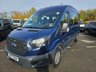 USED 2017 17 FORD TRANSIT 2.2 TDCi 410 HDT Minibus 5dr Diesel Manual L3 H2 (14 seats) (196 g/km, 123 bhp) 