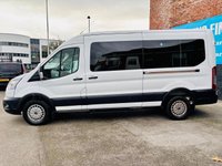USED 2020 70 FORD TRANSIT 2.0 410 EcoBlue Trend Minibus Double Cab 5dr Diesel Manual RWD L3 H2 Euro 6 (s/s) (15 Seat) (130 ps) 