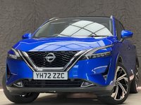 USED 2022 72 NISSAN QASHQAI 1.3 DIG-T MHEV Tekna+ SUV 5dr Petrol Hybrid Manual Euro 6 (s/s) (158 ps) SUNROOF, REAR CAMERA, HEATED SEATS