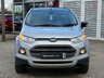 USED 2017 67 FORD ECOSPORT 1.0T EcoBoost Titanium SUV 5dr Petrol Manual 2WD Euro 5 (s/s) (125 ps) Finished in MOONSTONE SILVER with contrasting HEATED PART LEATHER trim. This Ford EcoSport has it all, because it has room for four adults and is fun to drive for a high-riding car. To conclude it is a small, high-riding SUV with agile handling, making it a pleasure to drive. Features include, PART Heated Leather Seats, DAB Radio, B/Tooth, Front Fogs, Tinted windows, 17" Black Alloys, Park Sensors 2 Keys and much more. Serviced at 39961 miles and on arrival at 78591 miles.