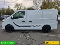 USED 2021 71 RENAULT TRAFIC 2.0 dCi ENERGY 28 Black Edition Van,, Euro 6 ULEZ, Automatic, Cruise, DAB, Bluetooth, A/C, Rear Sensors & Camera, + VAT @ 20%. This 2021 Renault Trafic boasts an MOT valid until September 2026, offering excellent peace of mind for the coming years. This dCi ENERGY 28 Black Edition SWB Standard Roof model is powered by an efficient 2.0 litre diesel engine, meeting Euro 6 emissions standards. It comes equipped with a rear parking camera and rear parking sensors to assist with manoeuvring, alongside a wide view mirror that includes blind spot assistance. For your entertainment and connectivity, enjoy the DAB radio with Blu
