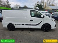 USED 2021 71 RENAULT TRAFIC 2.0 dCi ENERGY 28 Black Edition Van,, Euro 6 ULEZ, Automatic, Cruise, DAB, Bluetooth, A/C, Rear Sensors & Camera, + VAT @ 20%. This 2021 Renault Trafic boasts an MOT valid until September 2026, offering excellent peace of mind for the coming years. This dCi ENERGY 28 Black Edition SWB Standard Roof model is powered by an efficient 2.0 litre diesel engine, meeting Euro 6 emissions standards. It comes equipped with a rear parking camera and rear parking sensors to assist with manoeuvring, alongside a wide view mirror that includes blind spot assistance. For your entertainment and connectivity, enjoy the DAB radio with Blu