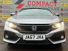 USED 2017 67 HONDA CIVIC 1.0 VTEC Turbo SR Hatchback 5dr Petrol Manual Euro 6 (s/s) (129 ps) GREAT SPEC, 50+ MPG!!!