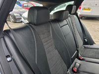 USED 2018 67 MERCEDES-BENZ E-CLASS Silver 2.0 E220d AMG Line Estate, 56,300 miles, 2 owners, Euro 6 ULEZ, Automatic, Bluetooth, Heated Half leather, Sat Nav, Cruise Control, FSH. This 2018 Mercedes Benz E Class E220d AMG Line presents an exceptional opportunity with its remarkably low mileage of just 56,300 miles for its age. This Euro 6 compliant model boasts a powerful yet efficient 2.0 litre diesel engine, delivering an impressive 0-60mph acceleration in only 7.7 seconds. The AMG Line trim ensures a sporty aesthetic and enhanced driving experience, complemented by a generously sized boot, offering practicality for all your needs.  The performance figures for this E Cl