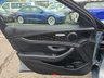 USED 2018 67 MERCEDES-BENZ E-CLASS Silver 2.0 E220d AMG Line Estate, 56,300 miles, 2 owners, Euro 6 ULEZ, Automatic, Bluetooth, Heated Half leather, Sat Nav, Cruise Control, FSH. This 2018 Mercedes Benz E Class E220d AMG Line presents an exceptional opportunity with its remarkably low mileage of just 56,300 miles for its age. This Euro 6 compliant model boasts a powerful yet efficient 2.0 litre diesel engine, delivering an impressive 0-60mph acceleration in only 7.7 seconds. The AMG Line trim ensures a sporty aesthetic and enhanced driving experience, complemented by a generously sized boot, offering practicality for all your needs.  The performance figures for this E Cl