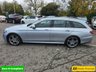 USED 2018 67 MERCEDES-BENZ E-CLASS Silver 2.0 E220d AMG Line Estate, 56,300 miles, 2 owners, Euro 6 ULEZ, Automatic, Bluetooth, Heated Half leather, Sat Nav, Cruise Control, FSH. This 2018 Mercedes Benz E Class E220d AMG Line presents an exceptional opportunity with its remarkably low mileage of just 56,300 miles for its age. This Euro 6 compliant model boasts a powerful yet efficient 2.0 litre diesel engine, delivering an impressive 0-60mph acceleration in only 7.7 seconds. The AMG Line trim ensures a sporty aesthetic and enhanced driving experience, complemented by a generously sized boot, offering practicality for all your needs.  The performance figures for this E Cl