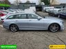 USED 2018 67 MERCEDES-BENZ E-CLASS Silver 2.0 E220d AMG Line Estate, 56,300 miles, 2 owners, Euro 6 ULEZ, Automatic, Bluetooth, Heated Half leather, Sat Nav, Cruise Control, FSH. This 2018 Mercedes Benz E Class E220d AMG Line presents an exceptional opportunity with its remarkably low mileage of just 56,300 miles for its age. This Euro 6 compliant model boasts a powerful yet efficient 2.0 litre diesel engine, delivering an impressive 0-60mph acceleration in only 7.7 seconds. The AMG Line trim ensures a sporty aesthetic and enhanced driving experience, complemented by a generously sized boot, offering practicality for all your needs.  The performance figures for this E Cl