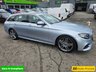 USED 2018 67 MERCEDES-BENZ E-CLASS Silver 2.0 E220d AMG Line Estate, 56,300 miles, 2 owners, Euro 6 ULEZ, Automatic, Bluetooth, Heated Half leather, Sat Nav, Cruise Control, FSH. This 2018 Mercedes Benz E Class E220d AMG Line presents an exceptional opportunity with its remarkably low mileage of just 56,300 miles for its age. This Euro 6 compliant model boasts a powerful yet efficient 2.0 litre diesel engine, delivering an impressive 0-60mph acceleration in only 7.7 seconds. The AMG Line trim ensures a sporty aesthetic and enhanced driving experience, complemented by a generously sized boot, offering practicality for all your needs.  The performance figures for this E Cl