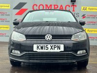 USED 2015 15 VOLKSWAGEN POLO 1.0 BlueMotion Tech SE Hatchback 5dr Petrol Manual Euro 6 (s/s) (60 ps) &pound;20.00 TAX, GREAT SPEC!!!