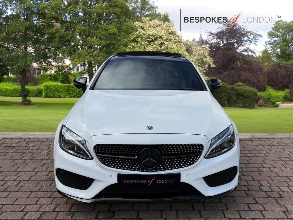 USED 2017 67 MERCEDES-BENZ C CLASS 2.1 C220d AMG Line (Premium) G-Tronic+ Euro 6 (s/s) 2dr BLACK PACK|PANROOF|LOW MILES|