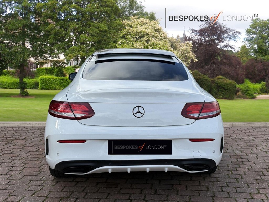 USED 2017 67 MERCEDES-BENZ C CLASS 2.1 C220d AMG Line (Premium) G-Tronic+ Euro 6 (s/s) 2dr BLACK PACK|PANROOF|LOW MILES|