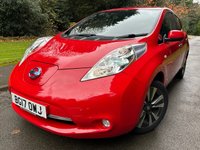 USED 2017 17 NISSAN LEAF 30kWh Tekna Hatchback 5dr Electric Auto (109 bhp) Tekna, Leather, Heated Seats